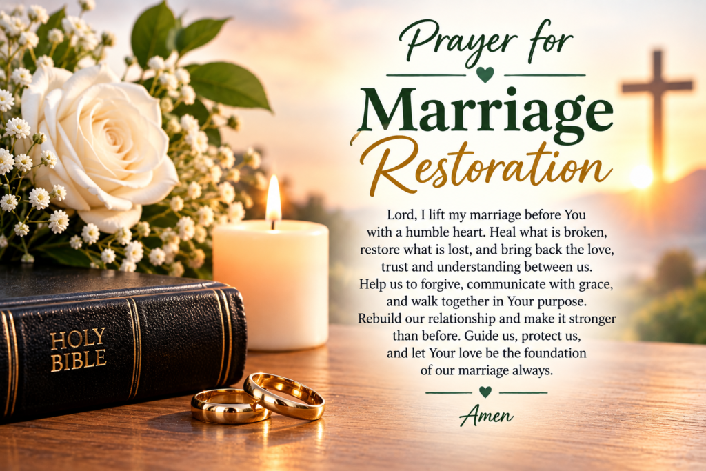Prayer for Marriage Restoration