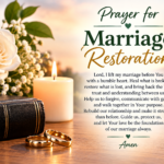 Prayer for Marriage Restoration
