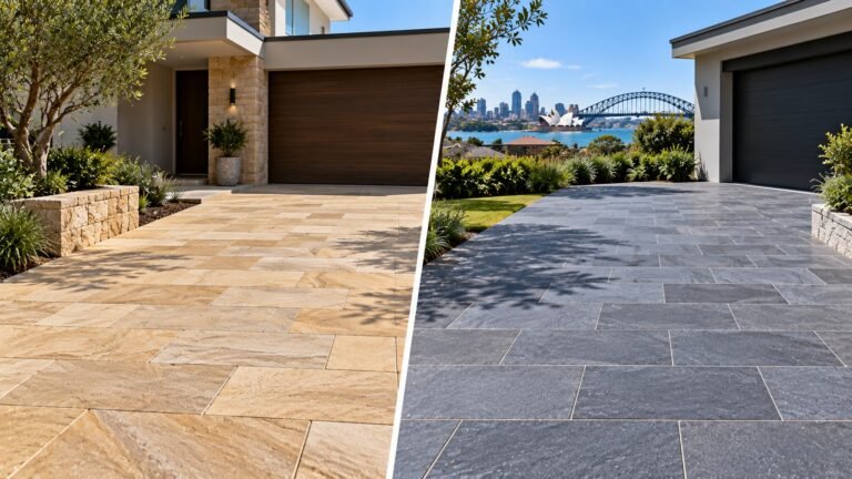 Sandstone or Bluestone Pavers for Sydney Driveways
