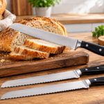 Serrated bread knives