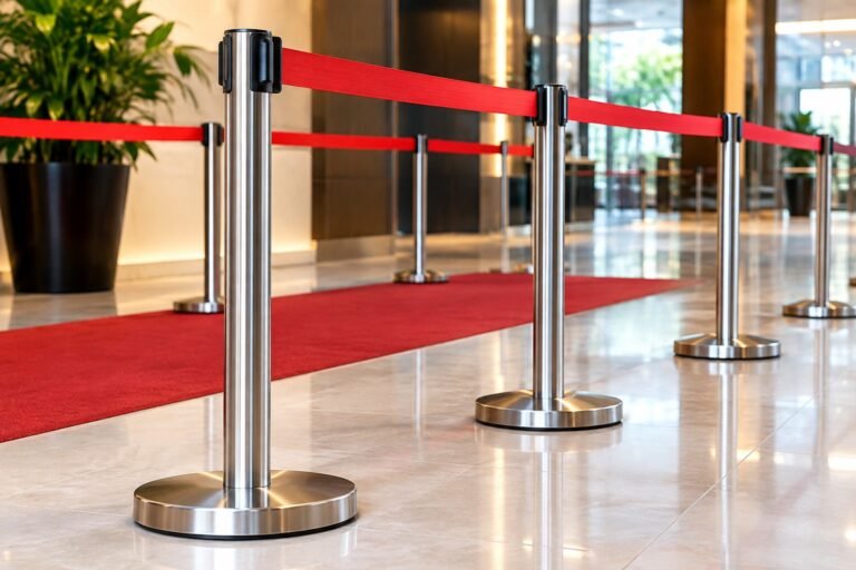 stanchions