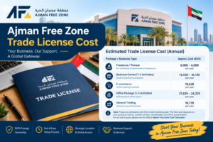 ajman free zone trade license cost