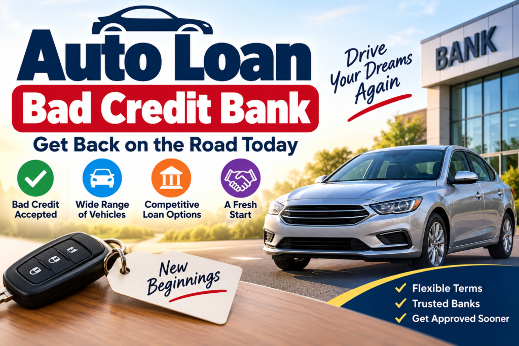 auto loan bad credit bank