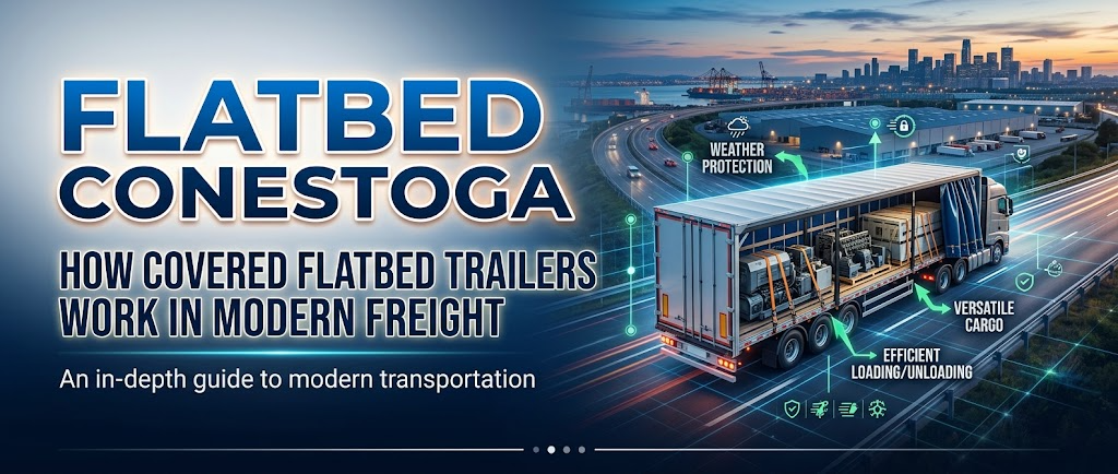 conestoga flatbed truck