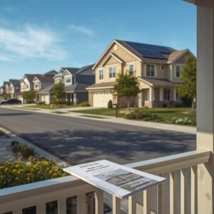 lucid-origin_A_photorealistic_image_of_a_suburban_neighborhood_street_with_uniform_two-story_-0