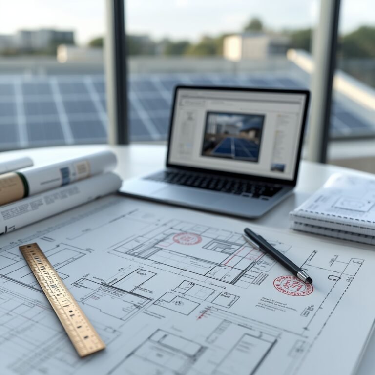 lucid-origin_A_professional_photorealistic_image_of_an_architect_s_or_engineer_s_desk_covered-0
