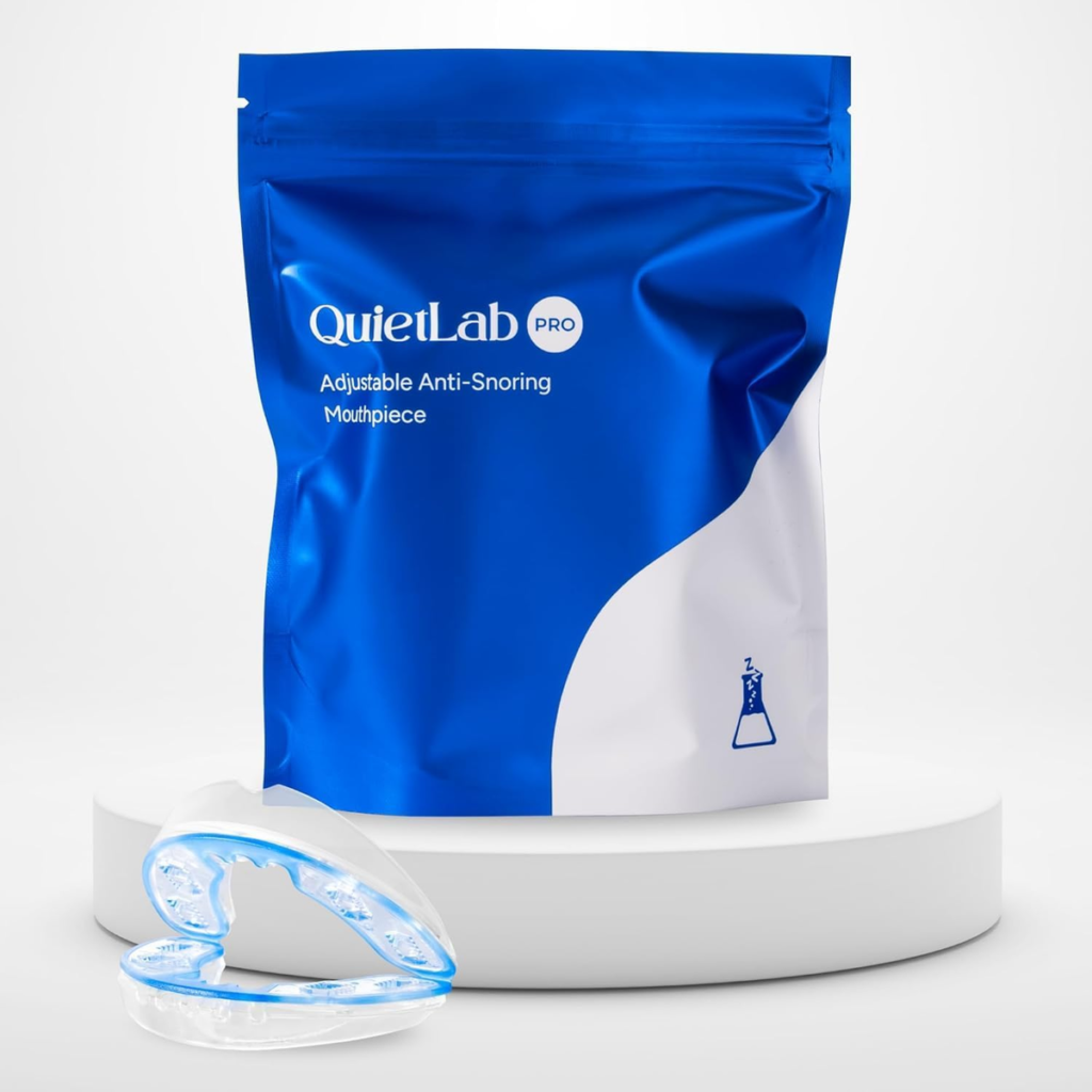 QuietLab Pro adjustable mouthpiece for a comfortable bedtime routine