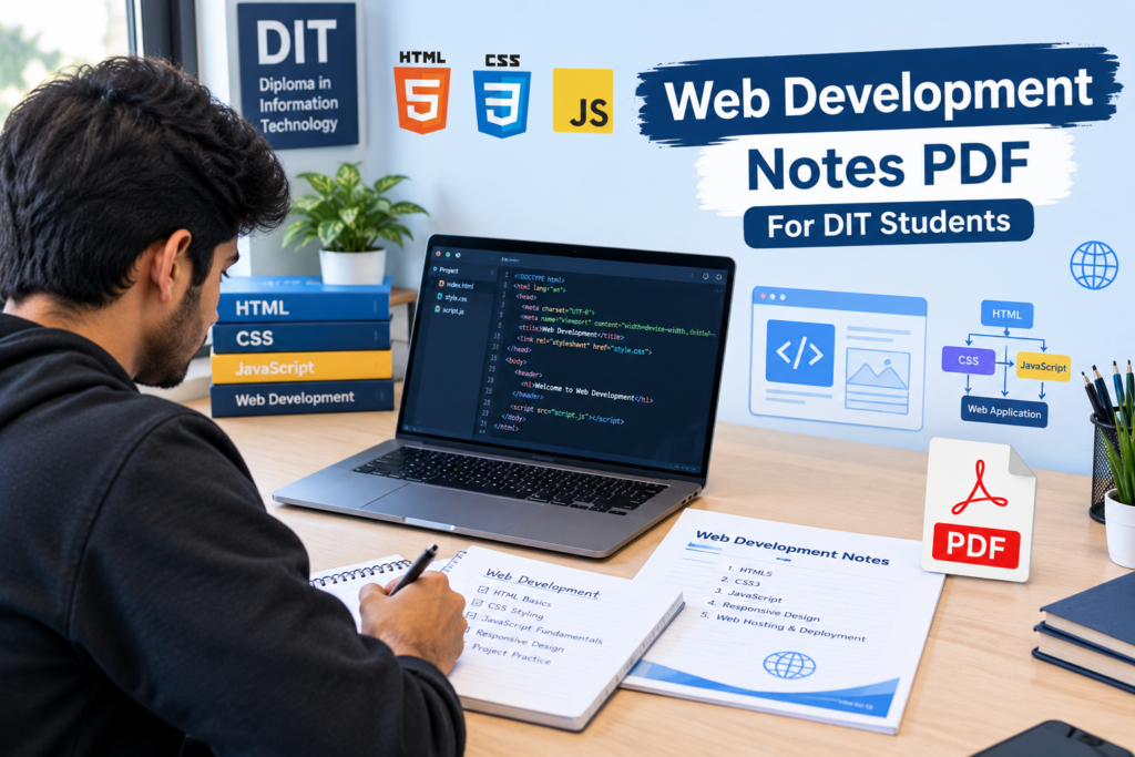 web development notes PDF for DIT
