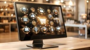 3d-glossy-monitor-with-floating-coupon-retail-icons-modern-digital-retail-concept-white-backg_980716-737876