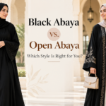 Black Abaya vs. Open Abaya