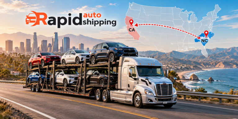 ship car from nc to ca