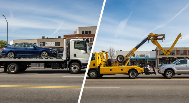 Flatbed Towing vs Traditional Towing in Columbus Ohio