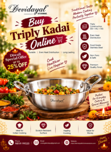 Diwali Triply Kadai Festive Offer
