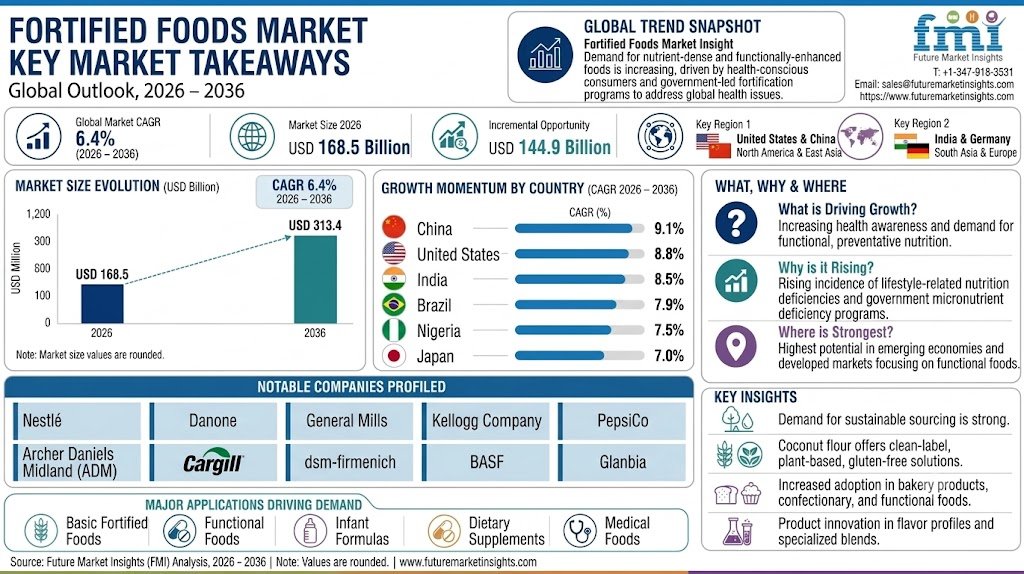 Fortified Foods Market Outlook