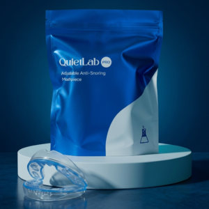 QuietLab Pro adjustable mouthpiece for a more comfortable bedtime routine