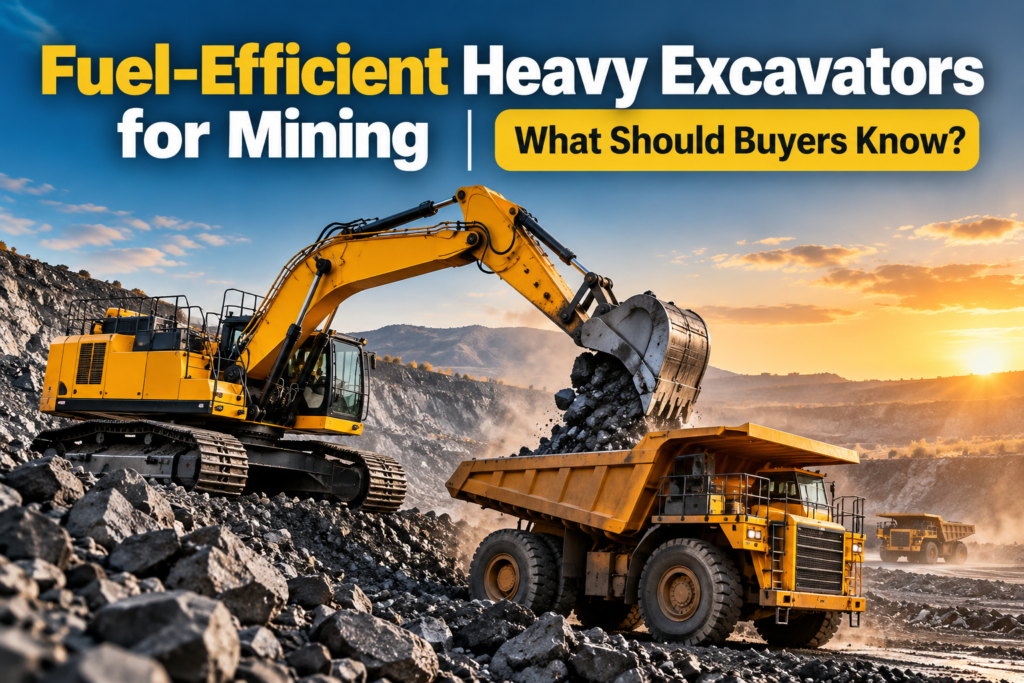 Heavy Excavators for Mining