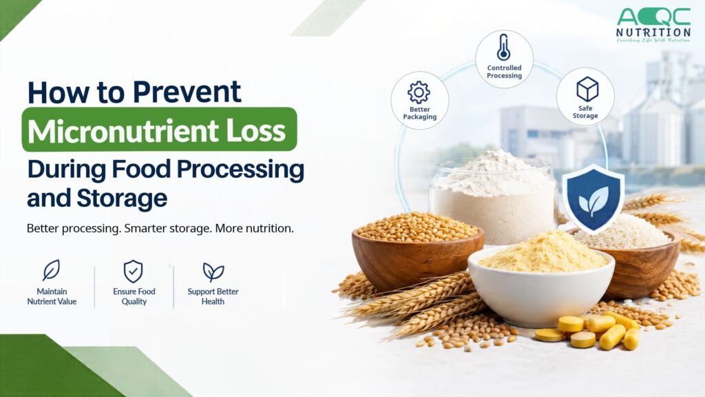 How to Prevent Micronutrient Loss During Food Processing and Storage