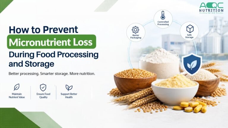How to Prevent Micronutrient Loss During Food Processing and Storage
