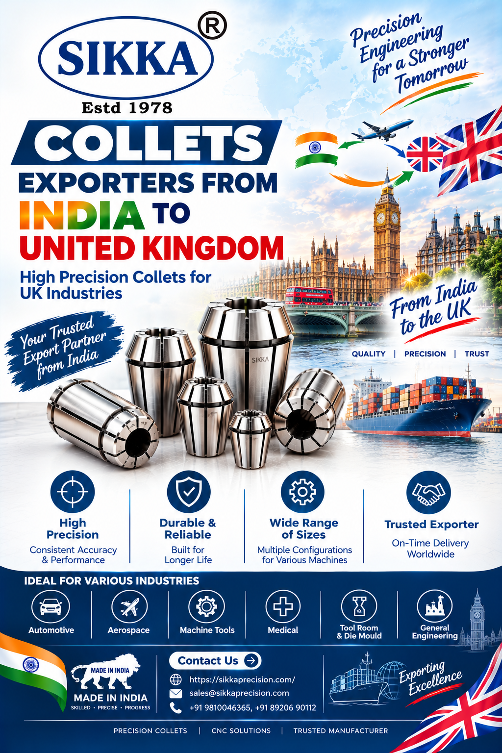 India to UK Collet Export Excellence