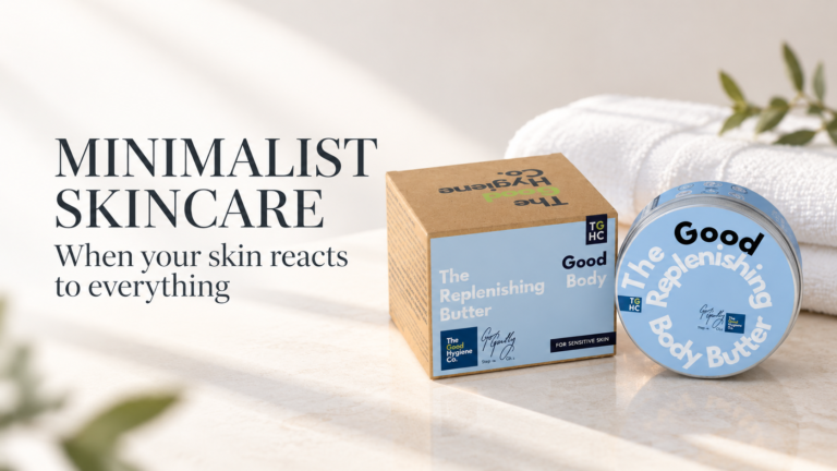 Minimalist Skincare Product Banner