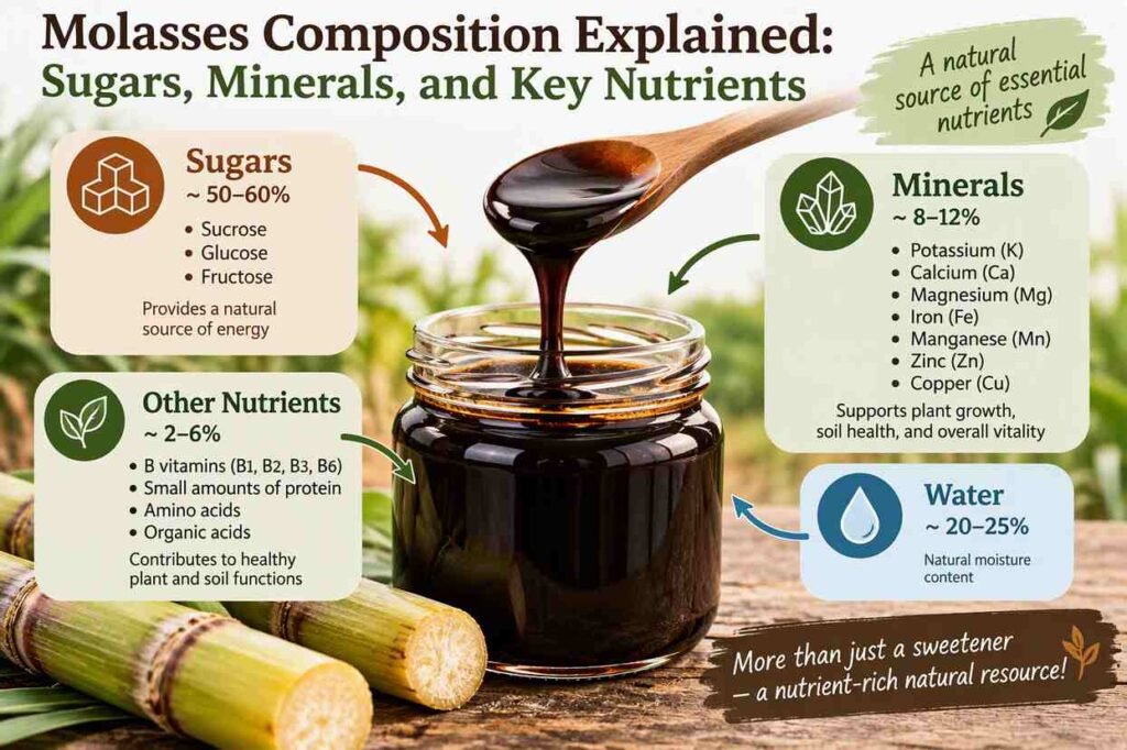 Molasses Composition Explained Sugars, Minerals, and Key Nutrients