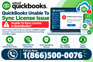 QuickBooks Unable To Sync License