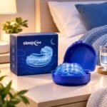 SleepZee adjustable anti-snoring mouthpiece designed to support smoother airflow and comfortable nighttime use.