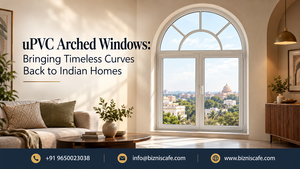 premium uPVC arched windows in Delhi NCR