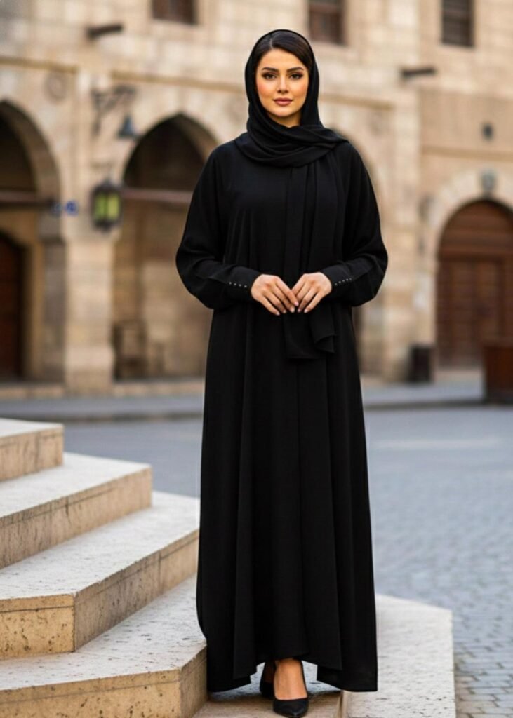 black abayas for women