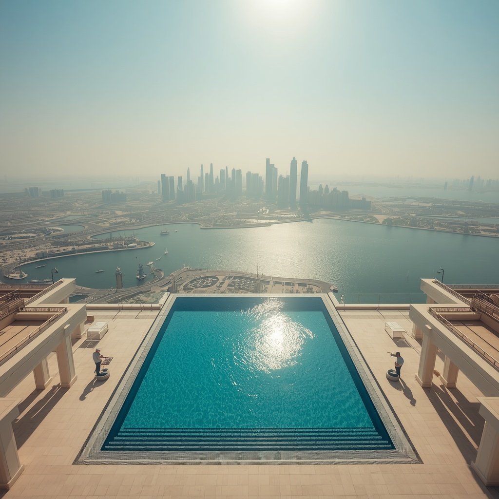 lucid-origin_An_aerial_drone_view_of_an_elegant_rectangular_infinity_pool_overlooking_the_Abu-0
