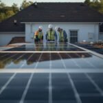 lucid-origin_Ultra-realistic_split-focus_composition_showing_a_completed_rooftop_solar_system-0