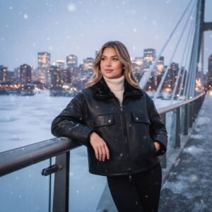 Black Shearling Jacket