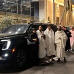 Umrah taxi services for a happy pilgrim family in Makkah